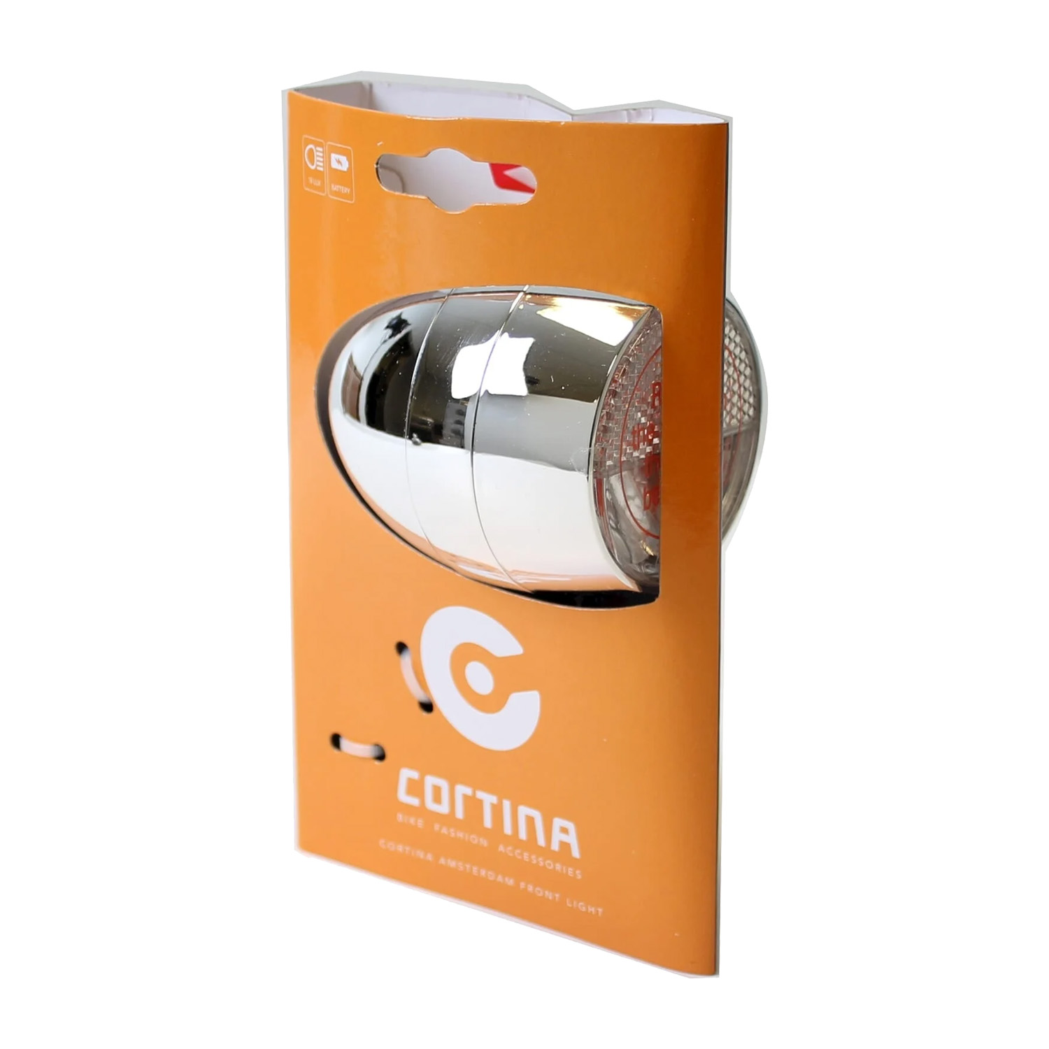 Cortina koplamp Amsterdam - batterij