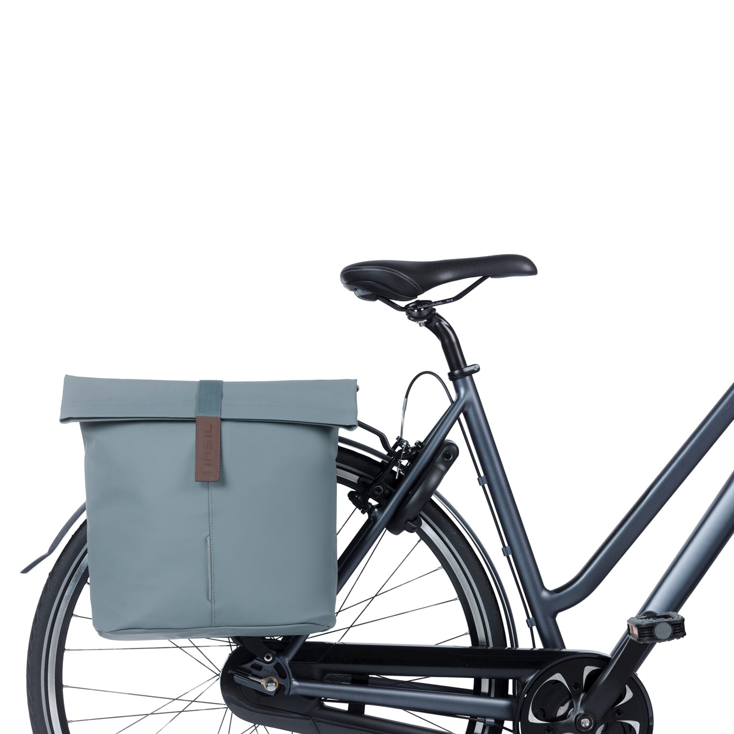 Basil City Vegan Leather dubbele fietstas