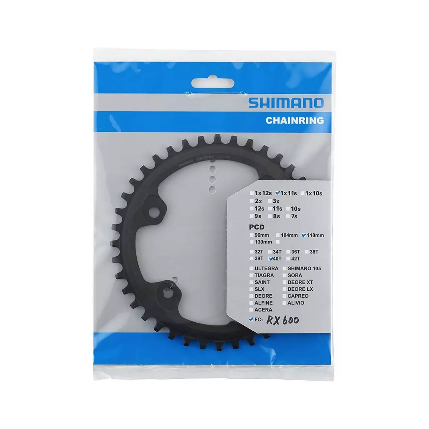 Shimano GRX RX600 kettingblad