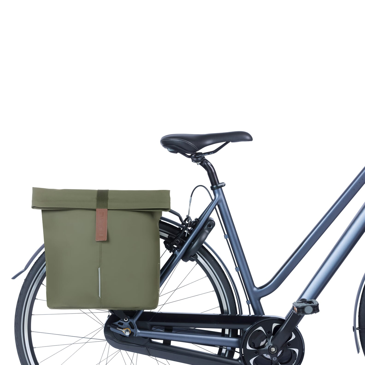 Basil City Vegan Leather dubbele fietstas